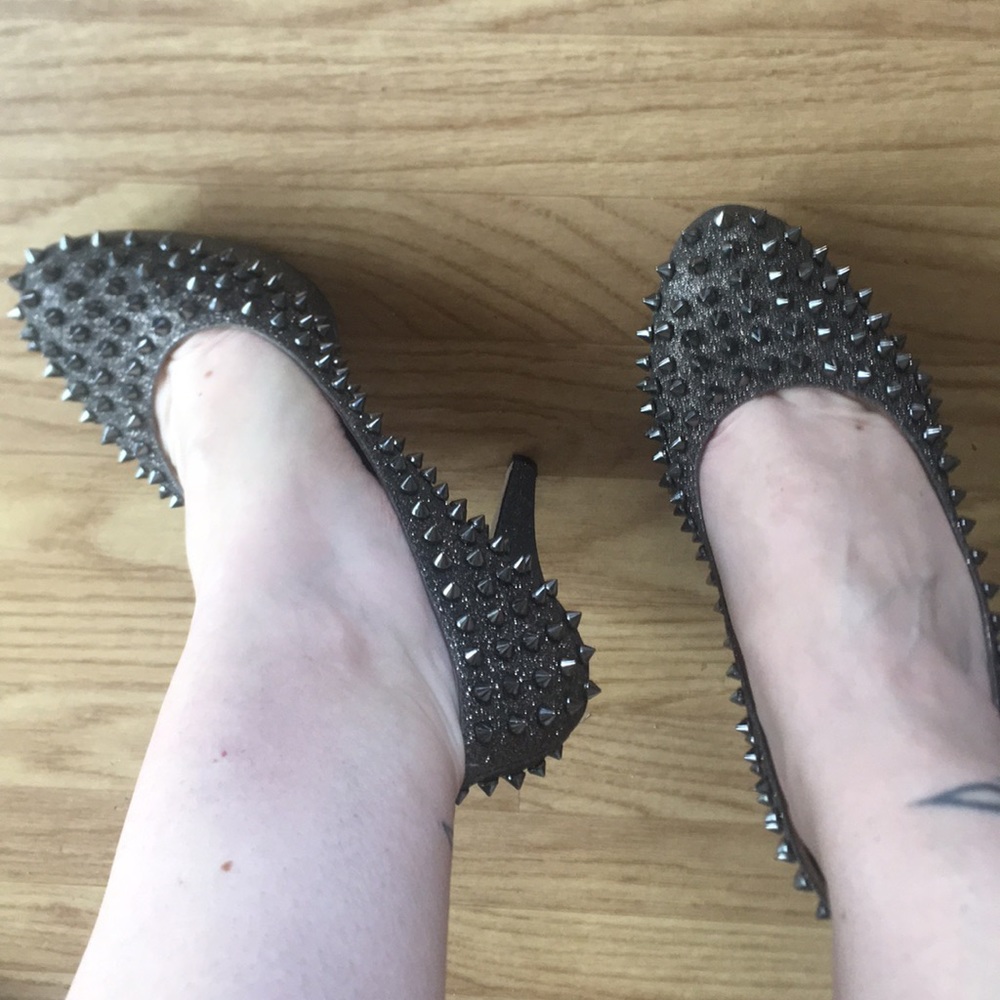 Studded heels